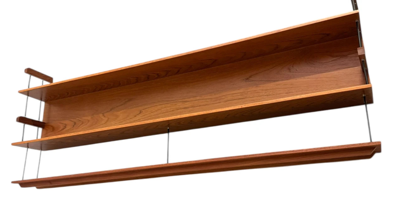 Mid-Century Modern Wall Mounted Shelf by Walter Wirtz for Wilhelm Renz, 1960s